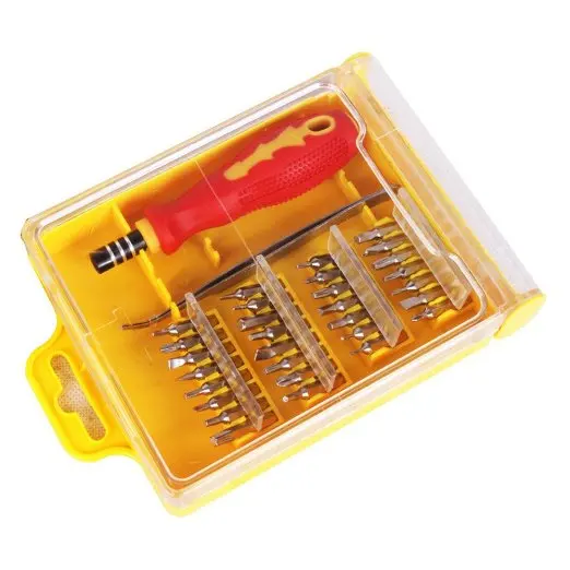 

Precision Screwdriver Set with Torx Mini Gamebit Bits Tri-wing Triangular 32 in 1 tool repair box Hardware Repair Free Shipping