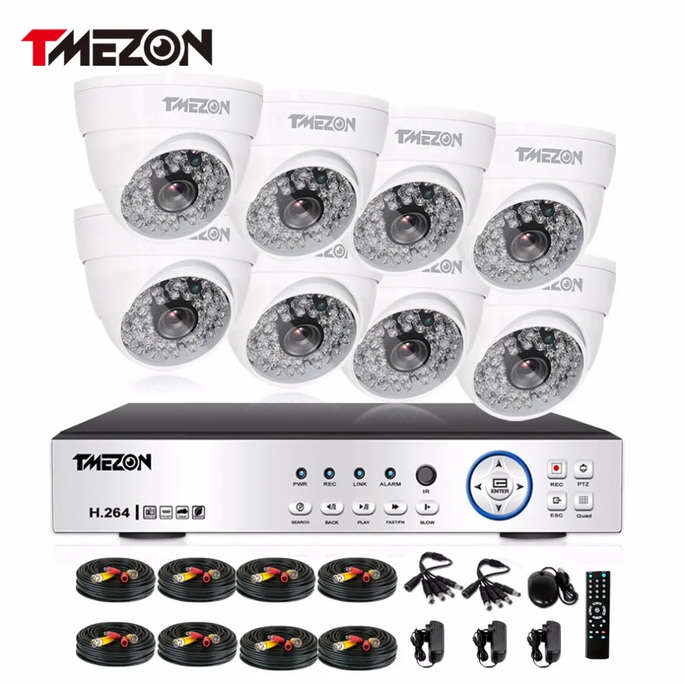 bilder für Tmezon AHD 8CH 1080 P DVR 8 Stücke 2.0MP 1080 P Dome Kamera Sicherheit überwachung CCTV-System Auto IR-Cut Nachtsicht Bis zu 40 mt Kit bilder für Tmezon AHD 8CH 1080 P DVR 8 Stücke 2.0MP 1080 P Dome Kamera Sicherheit überwachung CCTV-System Auto IR-Cut Nachtsicht Bis zu 40 mt Kit