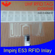 UHF RFID Метка Impinj E53 сухая инкрустация 915 МГц 900 МГц 868 МГц 860-960 МГц Higgs3 EPCC1G2 6C смарт-карта Пассивные RFID метки этикетка