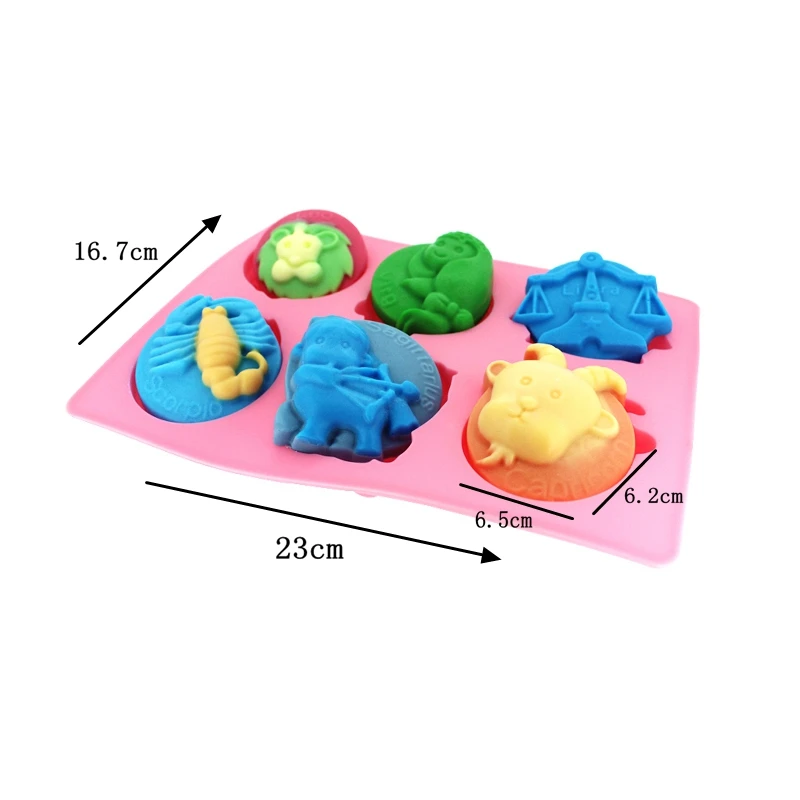 Силиконовая форма для мыла в 6 полос, форма для изготовления мыла, дизайн созвездий, формы для шоколадных конфет, инструмент для самостоятельного изготовления желейного пудинга