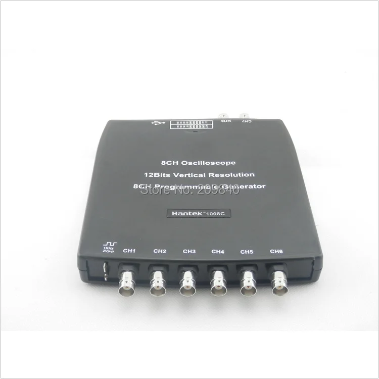 Hantek1008C 8CH automobile oscilloscope data acquisition card 8 channel programmable signal generator virtual | Инструменты