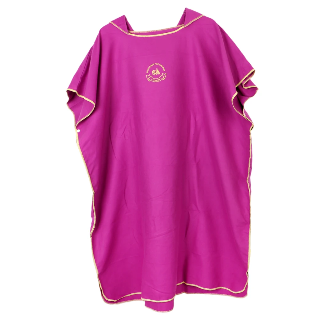 Water Sport Surf Poncho Wetsuit Changing Robe Towel with Hood for Men Women Kids Teenager changing at the Pool or Beach