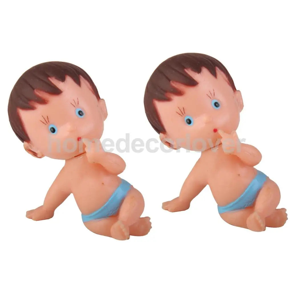 

New 12PCS Mini Babies For Baby Shower Party Favors Decorations Boy Crafts