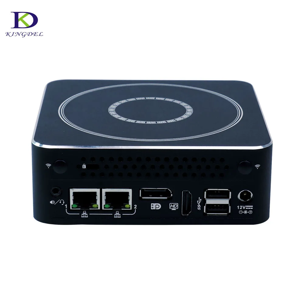 

Newest Style Fan Industrial Mini PC with Intel 7th Gen CPU Dual Core i7 7500U DP HDMI 2*COM Plus windows10 i5 6200U i3 6100U
