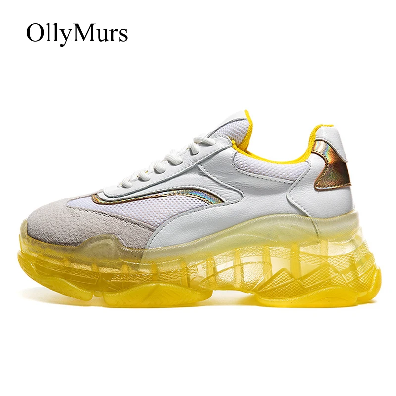 transparent platform shoes