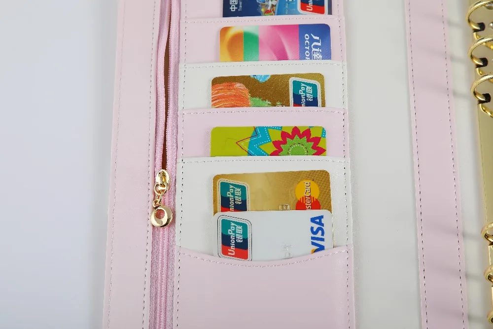 Revistas de Viagem Harphia Zíper Planejador Folha Solta Espiral Caderno 2020-2019 Macaron Agenda Organizador a5 14 Harphia zíper planejador a5 revistas de viagem