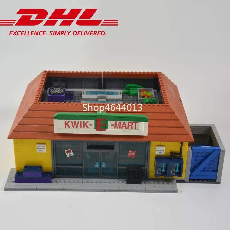 

16004 2232Pcs The Simpsons KWIK-E-MART Action Model Building Block Bricks Compatible Legoinglys 71016 Boy Gift