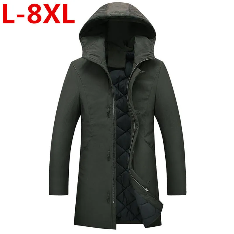Новинка 2017 плюс размер 8XL 6XL 5XL 4XL хлопок Новый стиль Куртка высокого качества Для