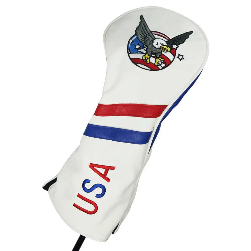 Pu Leather Golf Club Wood Head Cover (1 Driver Cover) Sewing Stitching