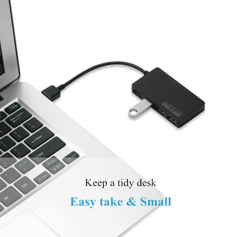 BinFul USB 3 0 HUB High speed 5Gpbs 4 Port USB HUB USB Splitter Power Adapter 3