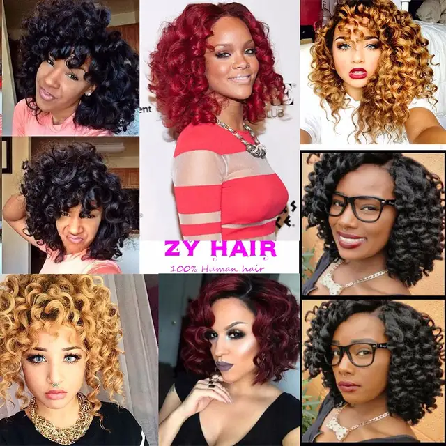 Summer Short Deep Wave With Closure 7a Brazilian Deep Weave Hair