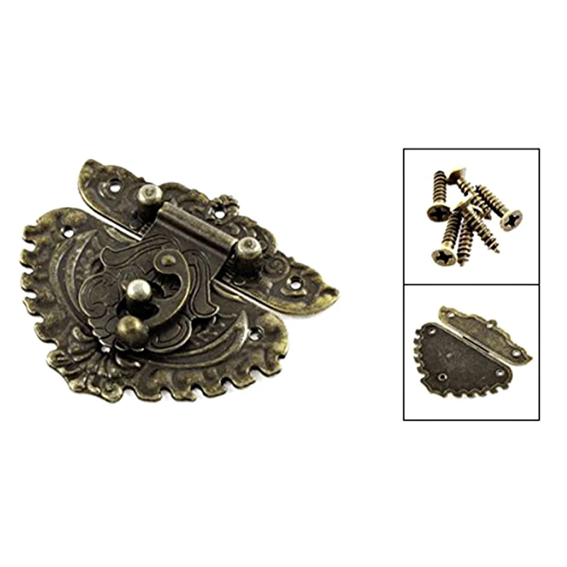 Promotion! 81mmx74.5mm Vintage Style Box Suitcase Lock Hook Latchlock