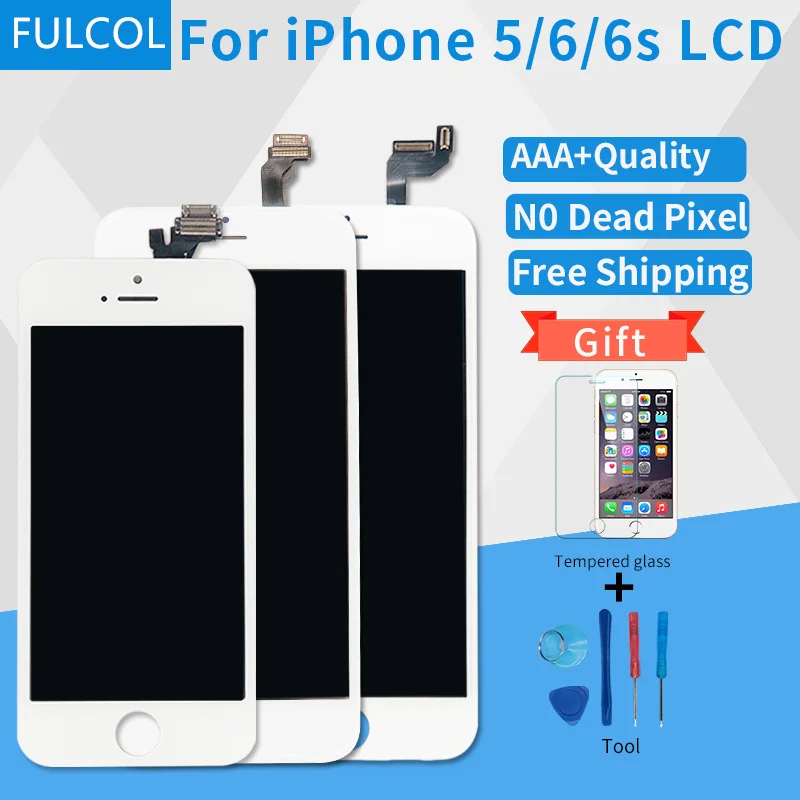 

Grade AAA For iPhone 5 5s 5c 6 6s LCD Touch Display Touch Screen Digitizer Replacement For Iphone6 6s 5s 5 5c LCD Screen
