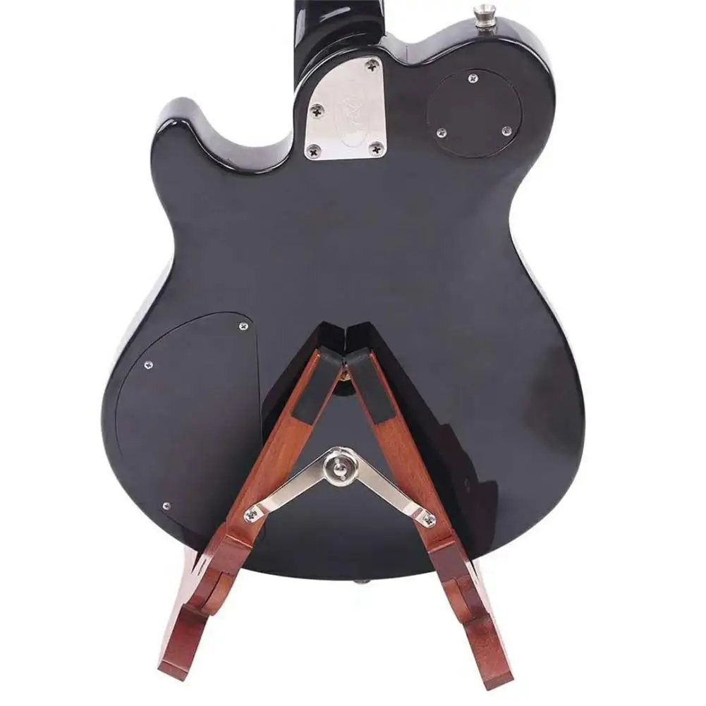 

2018 New Wood PUNK Wooden Guitar Music Stand For Musical Instruments