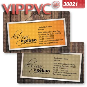

a30021 CMYK Offset Business cardsPVC Card Matte