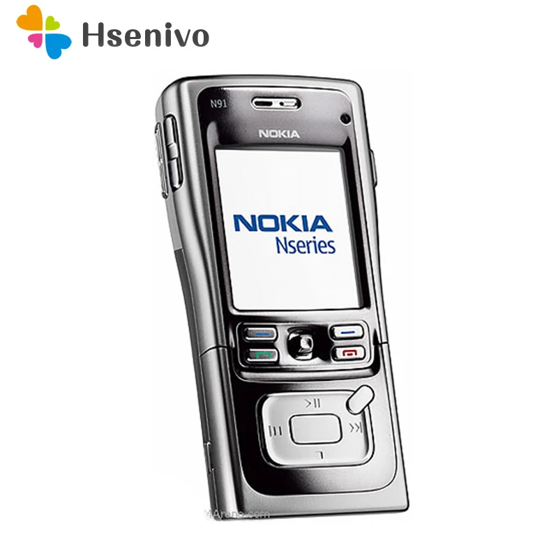 100 Unlocked Original Nokia N91 8GB 4GB Mobile Phone Unlocked 3G Wifi Arabic Russian Language Free