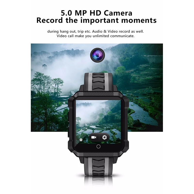 H7 Smart Watch Barometric Altitude Compass With Heart Rate Monitor ECG IP68 Fitness Tracker Wrisatband Smartwatch Android IOS