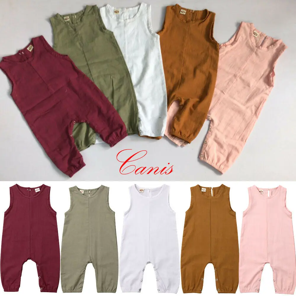 Комбинезон Emmababy однотонный для новорожденных мальчиков и девочек 0 24