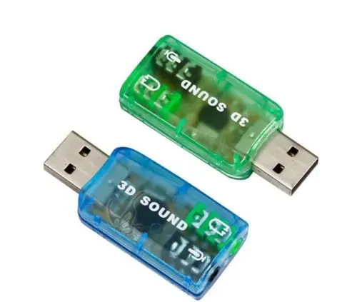USB 2.0 to 3D AUDIO SOUND CARD ADAPTER VIRTUAL 5.1 CH Sound Track CM108