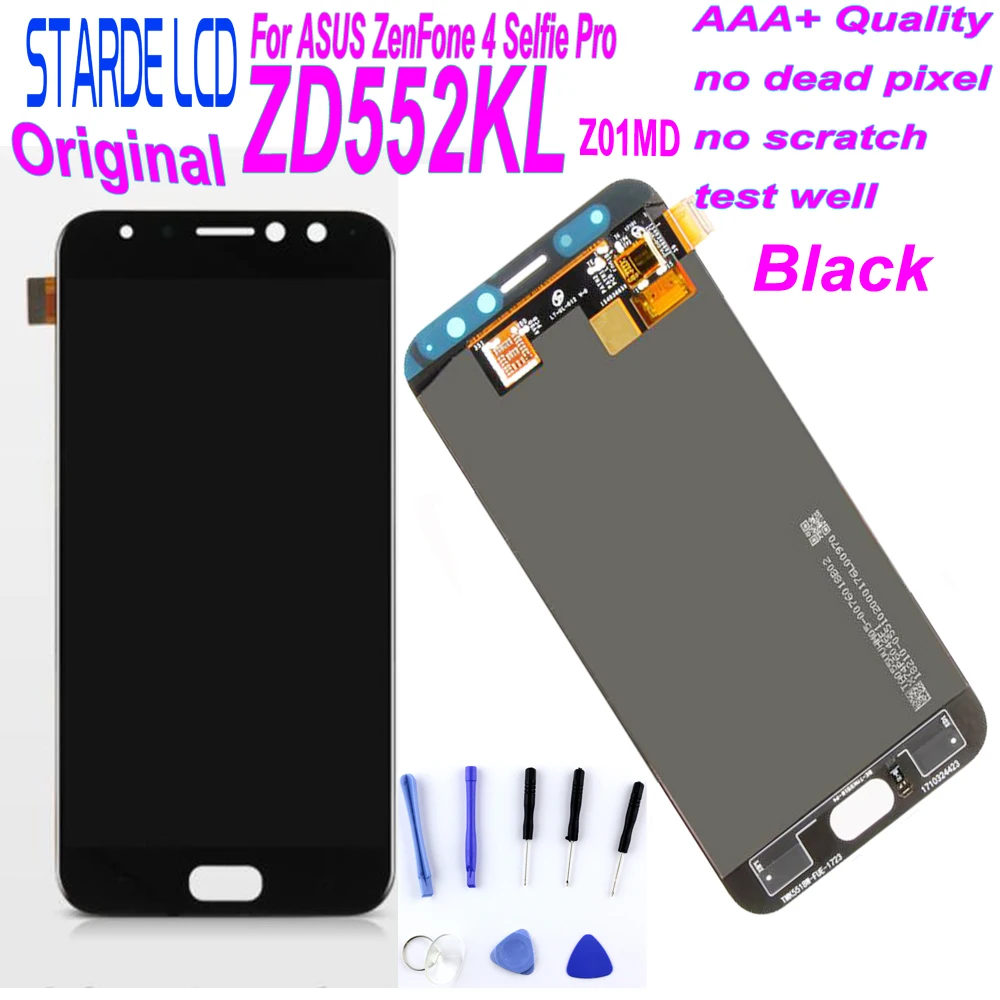 

For ASUS ZenFone 4 Selfie Pro ZD552KL Z01MD LCD Screen OLED Touch Panel Digitizer Assembly for Asus Display Original with Frame