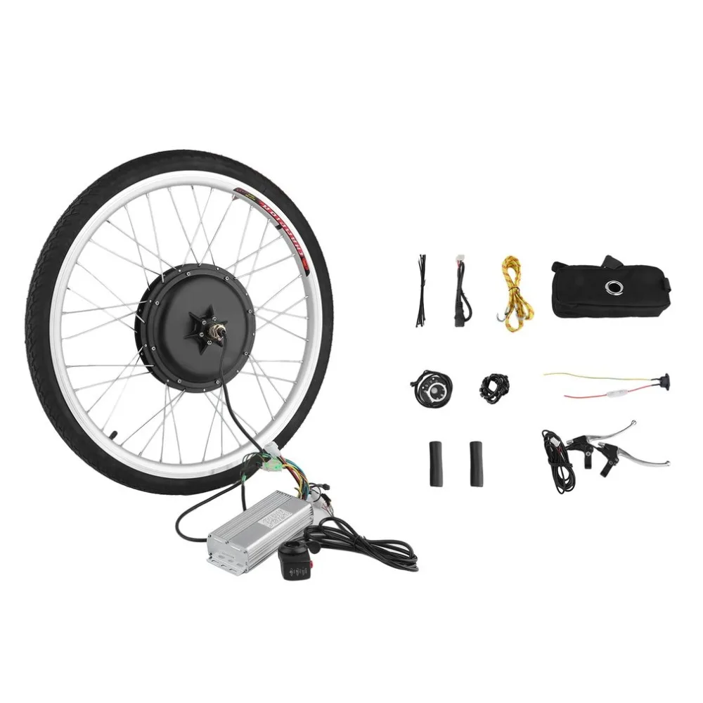 Perfect 36V 500W Powerful 26 Inch Electric Bicycle E-Bike Motor Conversion Kit Rear Wheel Cycling Hub Bike Wheels Accessories Tool 0