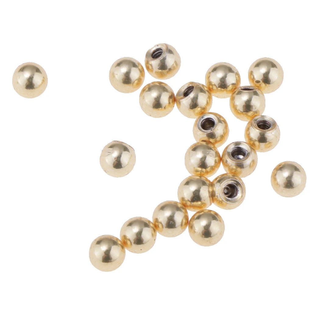 Phenovo 20PCS Fancy Mix Color Replacement Balls Body Jewelry Piercing Barbell for belly/ nipple /tongue / lip rings Parts