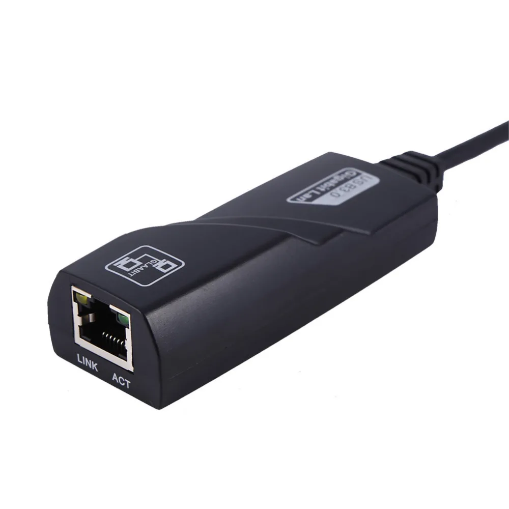 Новый USB 3,0 для RJ45 Gigabit Ethernet RJ45 локальной сети (10/100/1000) Мбит сетевой адаптер USB Ethernet сетевой карты для портативных ПК