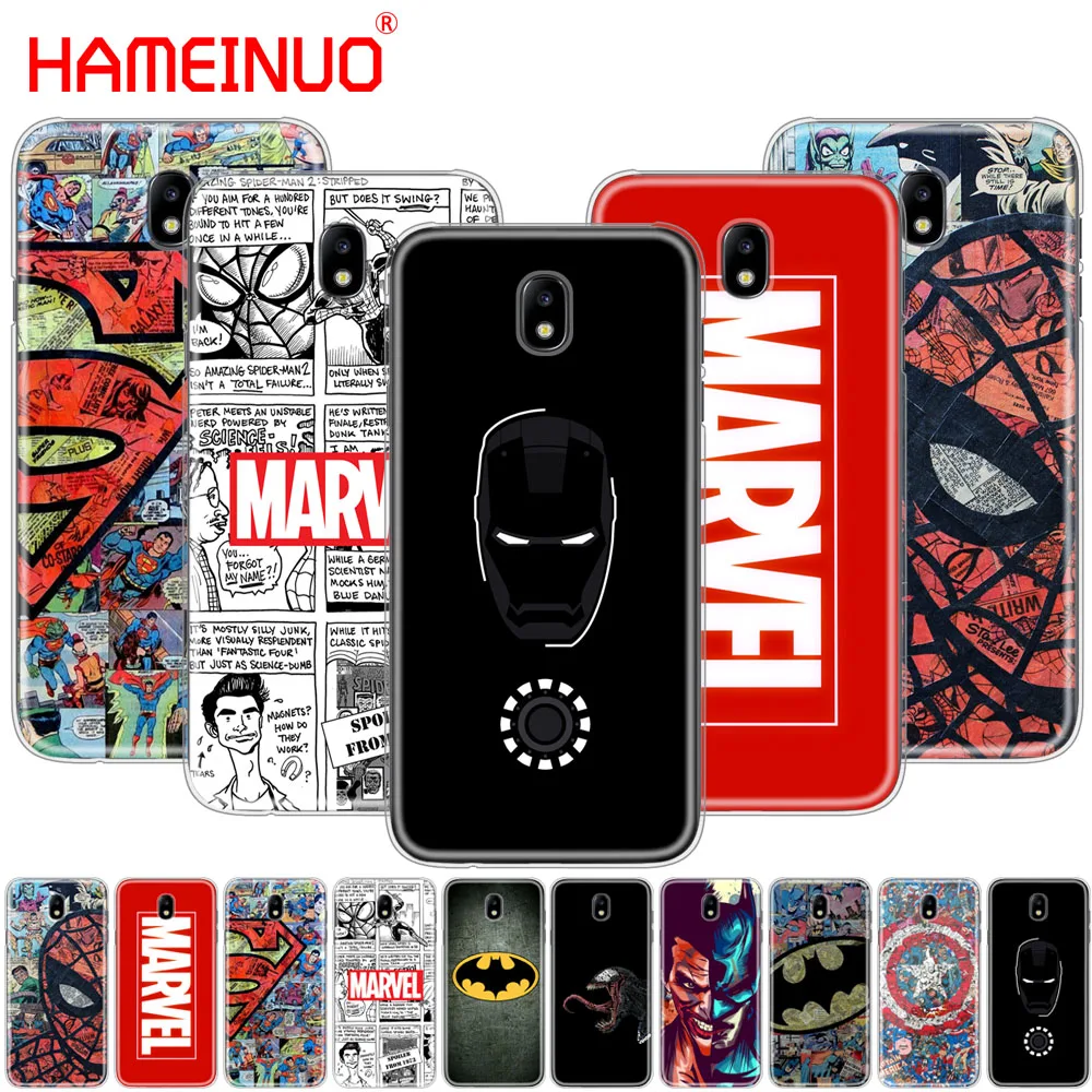 

HAMEINUO The Avengers batman marvel coque cover phone case for Samsung Galaxy J3 J5 J7 2017 J527 J727 J327 J330 J530 J730 PRO