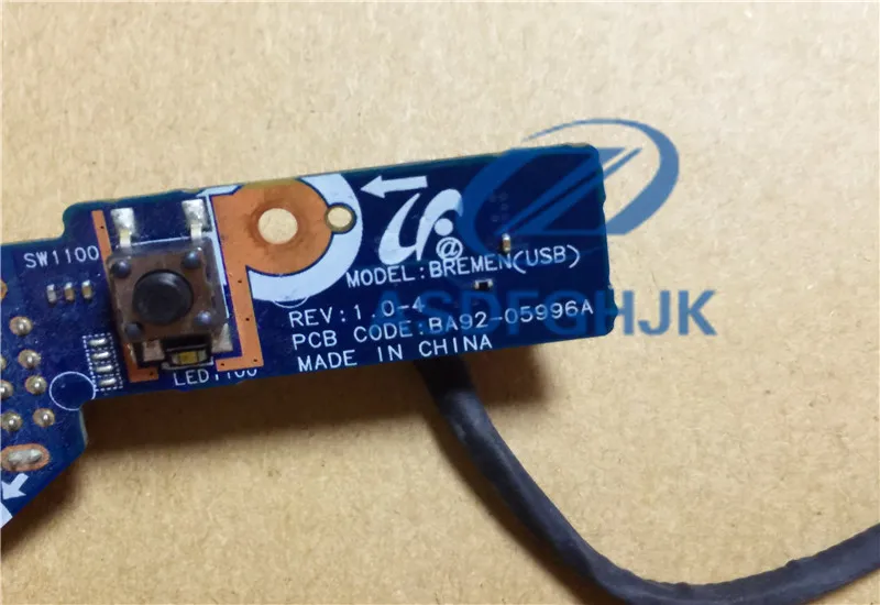 Оригинальный Для Samsung R530 R540 R580 R730 R780 RV510 плата с кнопкой питания Usb телефон 100% тест