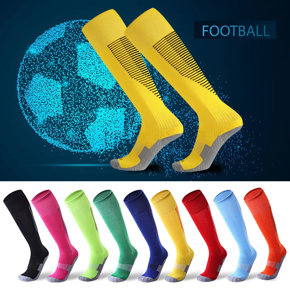 Children Football Socks 7 12 Years Boys Girls Sweat absorption Soccer