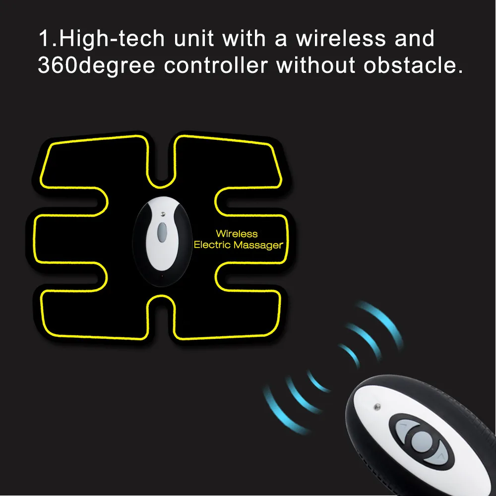 Rechargable Massage Unit Wireless Electric Massager TENS Unit