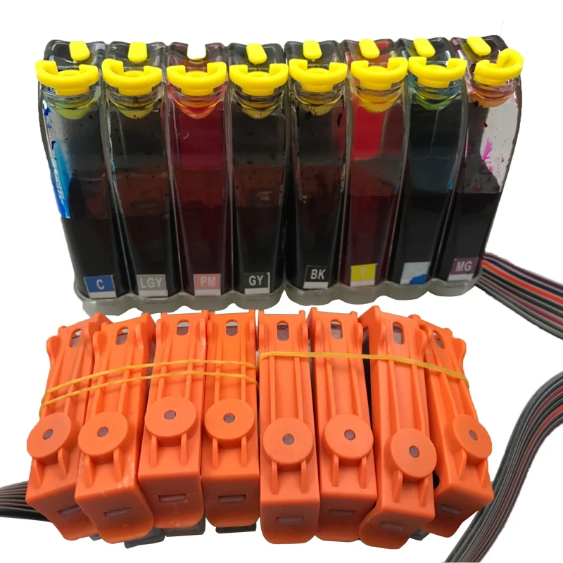 1 مجموعة كيبك الحبر الكامل استبدال لكانون CLI42 42 CLI-42 Pixma برو 100 طابعة خرطوشة حبر CLI 42 ل Pixma برو-100