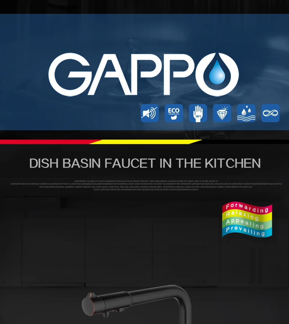 High Quality black kitchen faucet