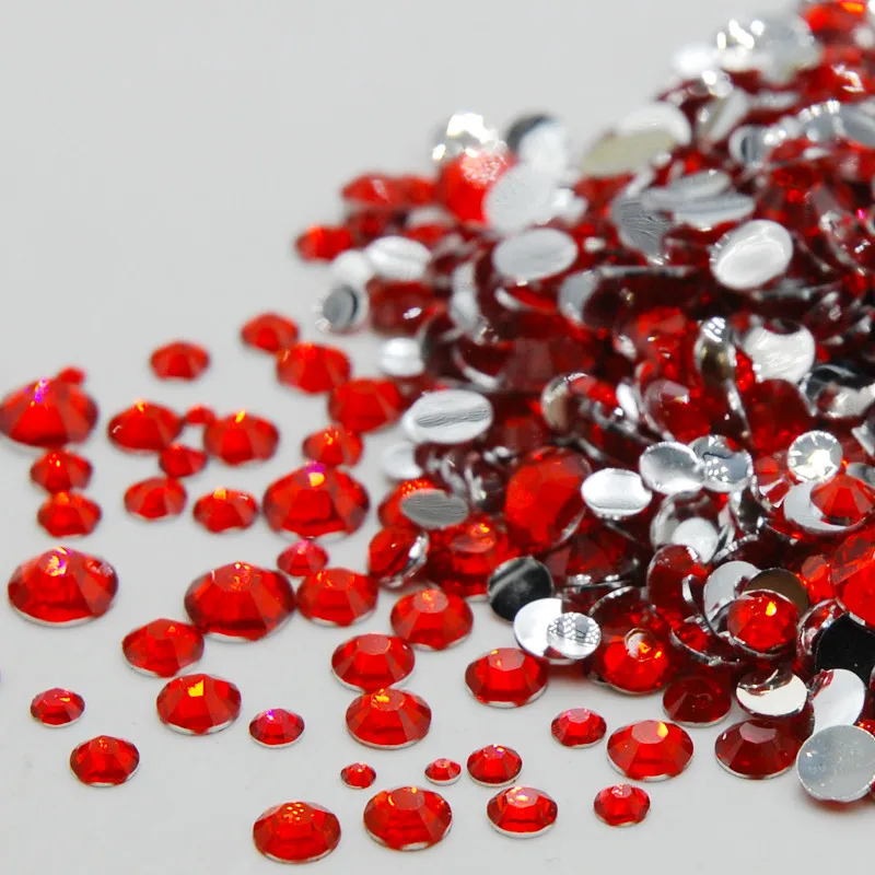 Violet Rhinestone Mixed Sizes Top Quality Non Hotfix Flatback Acrylic Rhinestones For Nail Art Decoration DIY Nail Mix Beads Pins & Pincushions