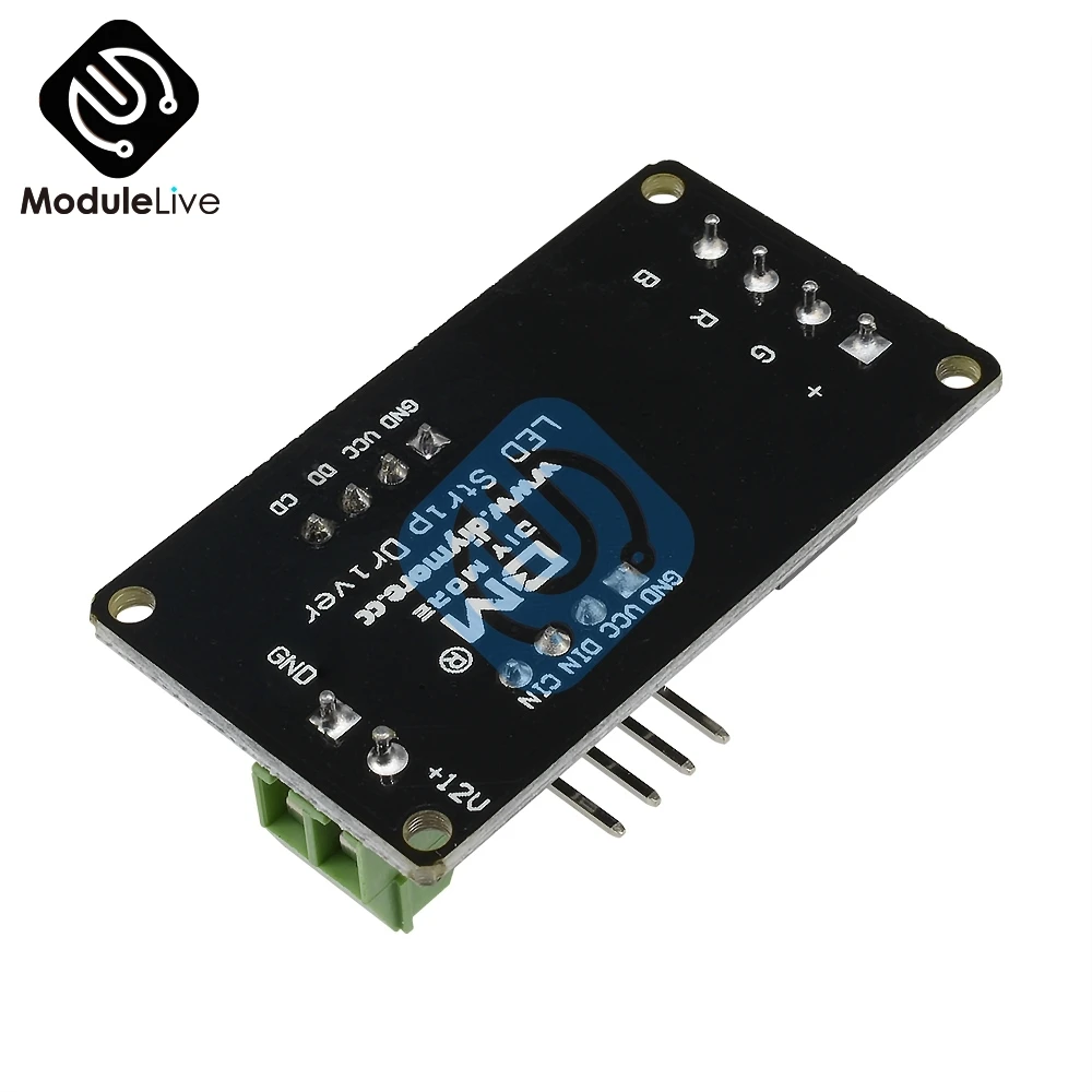 Для MCU Системы Светодиодные ленты модуль драйвера v1.0 для Arduino STM32 AVR 12VDC полный Цвет RGB для Arduino UNO R3 доска