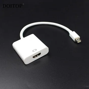 DOITOP HD 1080P Mini DP Thunderbolt to HDMI Cable Mini Display Port Male to HDMI Female Audio Video Cable Adapter For MacBook TV