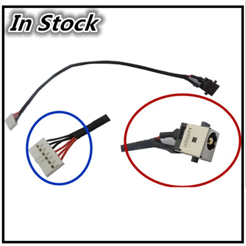 New Laptop DC Power Jack Cable Charging Connector Port Wire Cord For