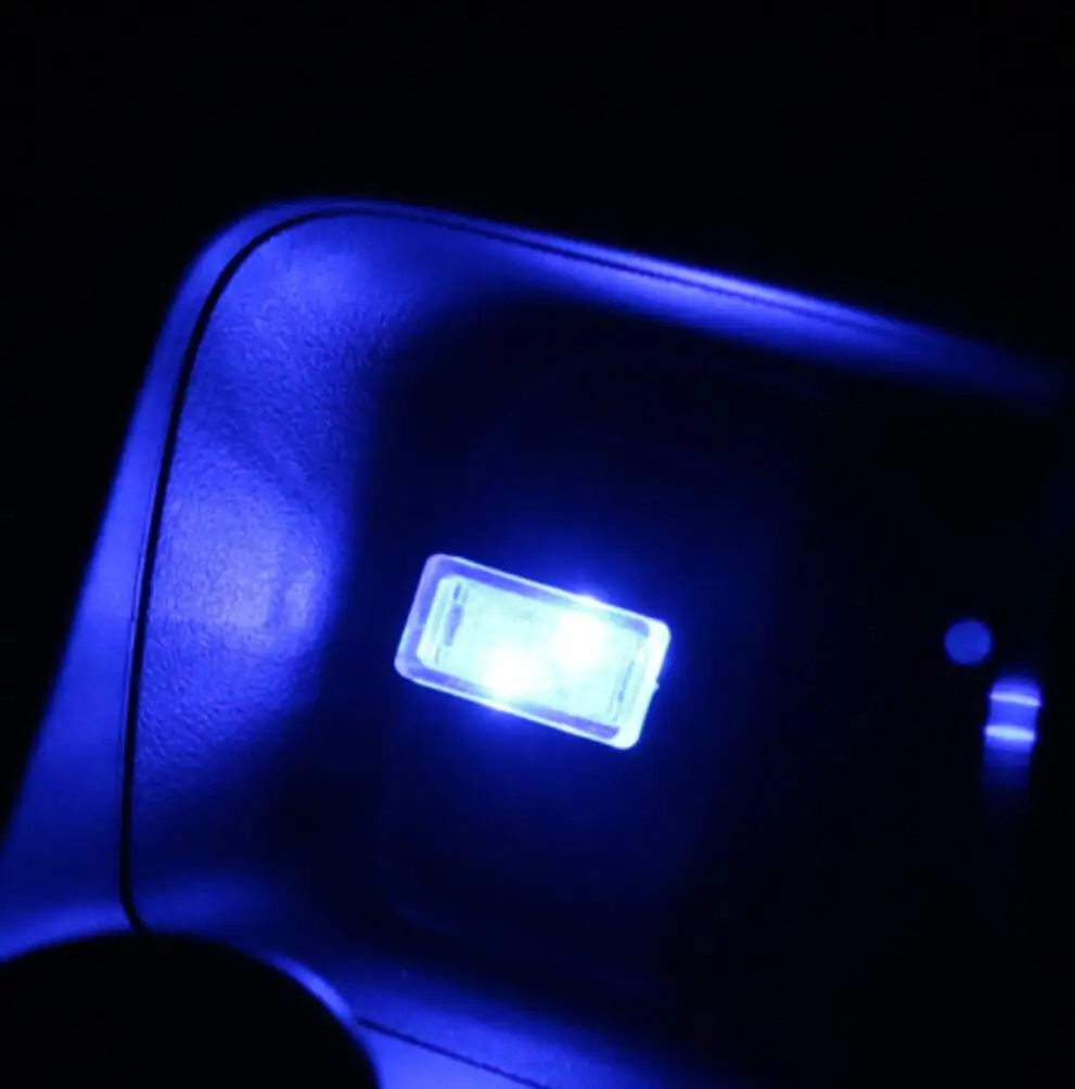 

1pcs Car-Styling USB Atmosphere LED Light Car Accessories For Skoda Fabia Rapid octavia Superb Yeti Citigo