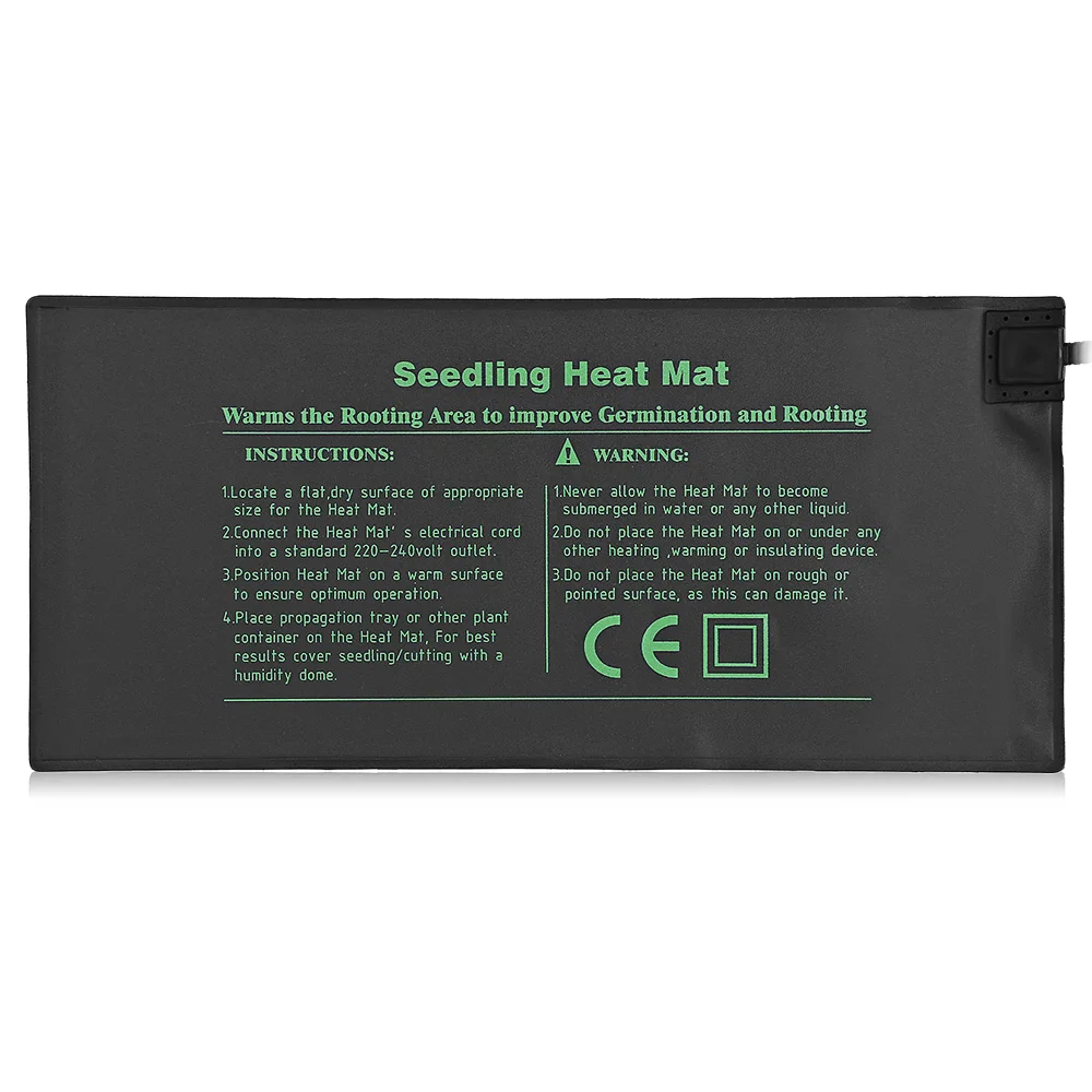 

Professional 52 X 24cm Durable Seedling Heat Mat Warm Hydroponic Heating Pad Portable Safe Flexible Durable Waterproof Tools