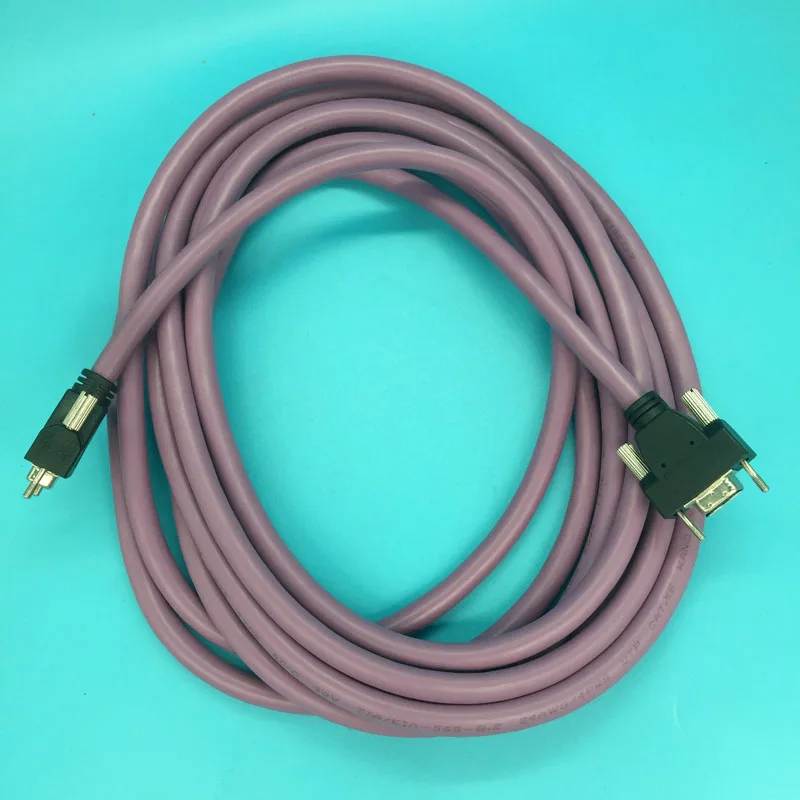 

Allwin printer E160UV E180 main data cable purple for Xuli Human Design Dika USB PCI high density cables for dx5 dx7 head 4M 6M