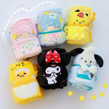 

New little twin starscloak flannel blanket toys Gudetama egg dog plush pelucia air conditioning fleece pillow plush dolls