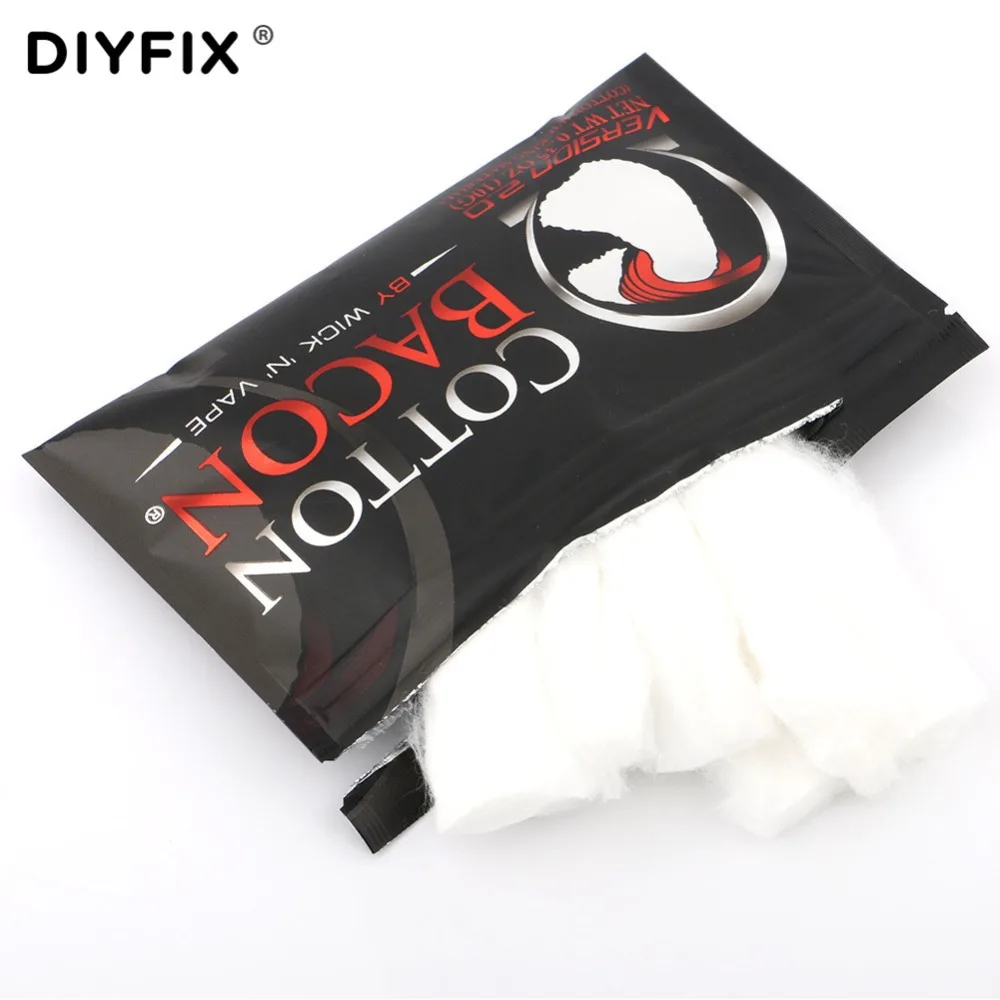 Фитиль DIYFIX из органического хлопка бекона для электронной сигареты