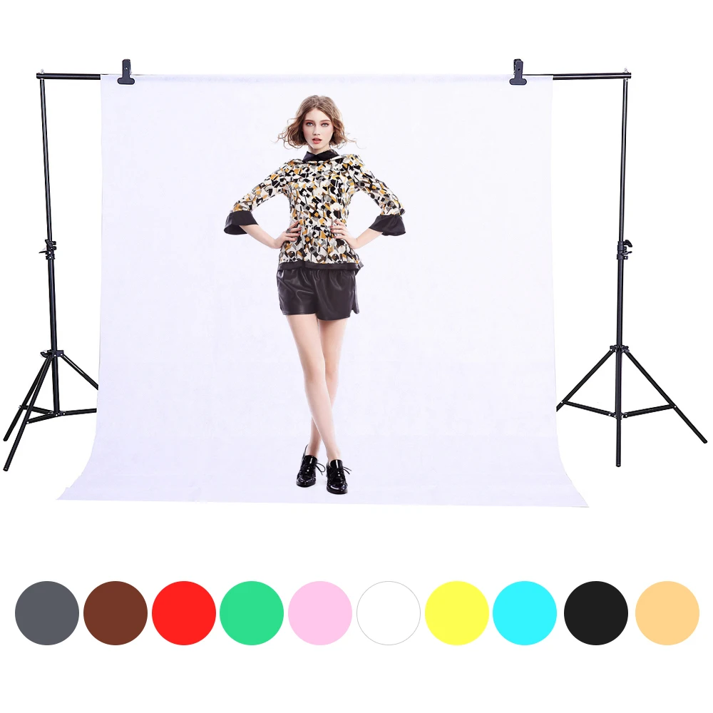 Фотофон из нетканого материала 1 6*3 м/5x10 футов белого цвета для фотостудии|backdrop