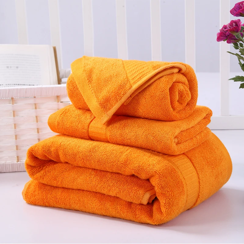 Aliexpress Sunnyrain 3 Piece Bamboo Fiber Towel Set 600gsm Aliexpress Sunnyrain 3 Piece Bamboo Fiber Towel Set 600gsm Solid Color Bath For S Face Hand High Absorbent From Reliable