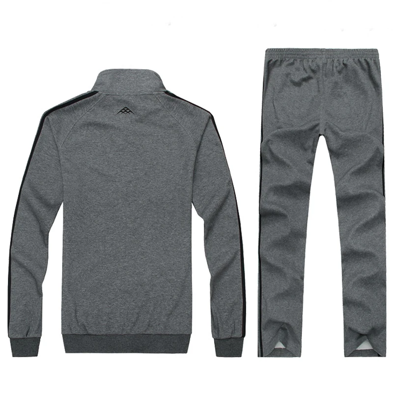 Men Sets 5XL 6X 7XL 8XL Hoodies Suit Sportswear Set Sweatshirt Pants Warm Jogging Suits High Quality Male Cotton Tracksuit (2)