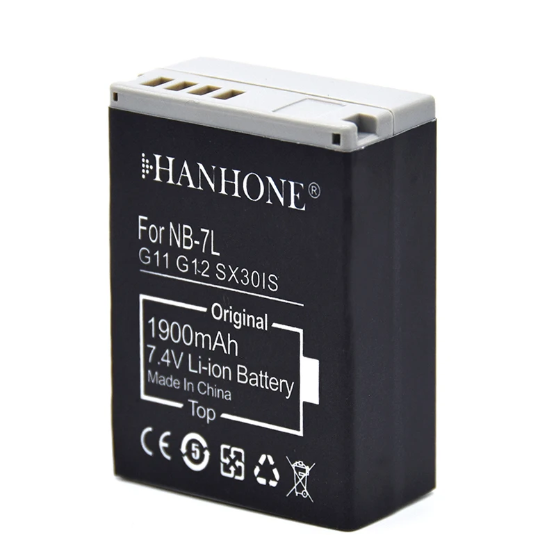 3 шт. 1900 мАч NB 7L NB7L батарея для Canon PowerShot G12 G10 SX30IS SX30 IS L10 G11 батареи камеры|Цифровые