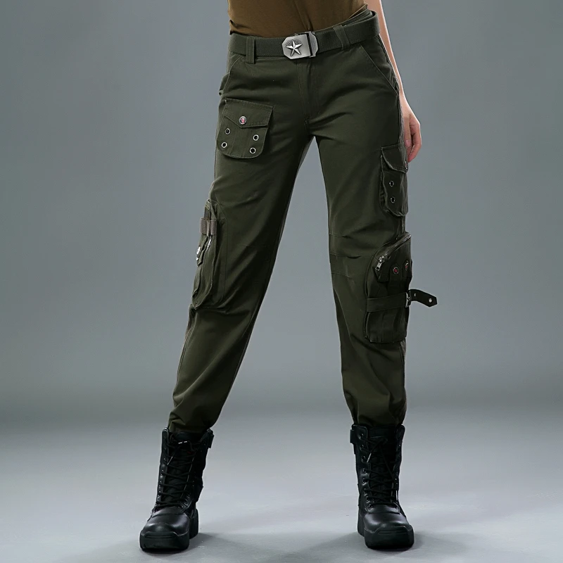 Горячие треккинговые походные брюки женские альпинистские охотничьи рабочие уличные брюки камуфляжные военные мульти-карманные хлопковые тактические брюки
