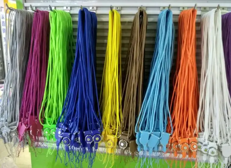 100Pcs Fashion Cute Cartoon Silicone Universal Mobile Phone Lanyard Cords String Neck Strap S290 | Украшения и аксессуары