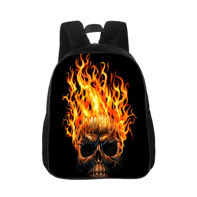 

Custom Backpack Lady Men's Backpack Print Scary Scary 3D Pattern Cartoon Colorful Character Pattern Children's Student Bag