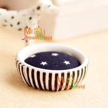 Мини кукольный домик аксессуары для мини-мебели черно-белые маленькие звезды ПЭТ маятник спальные покрывала